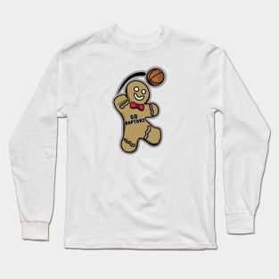 Toronto Raptors Gingerbread Man Long Sleeve T-Shirt